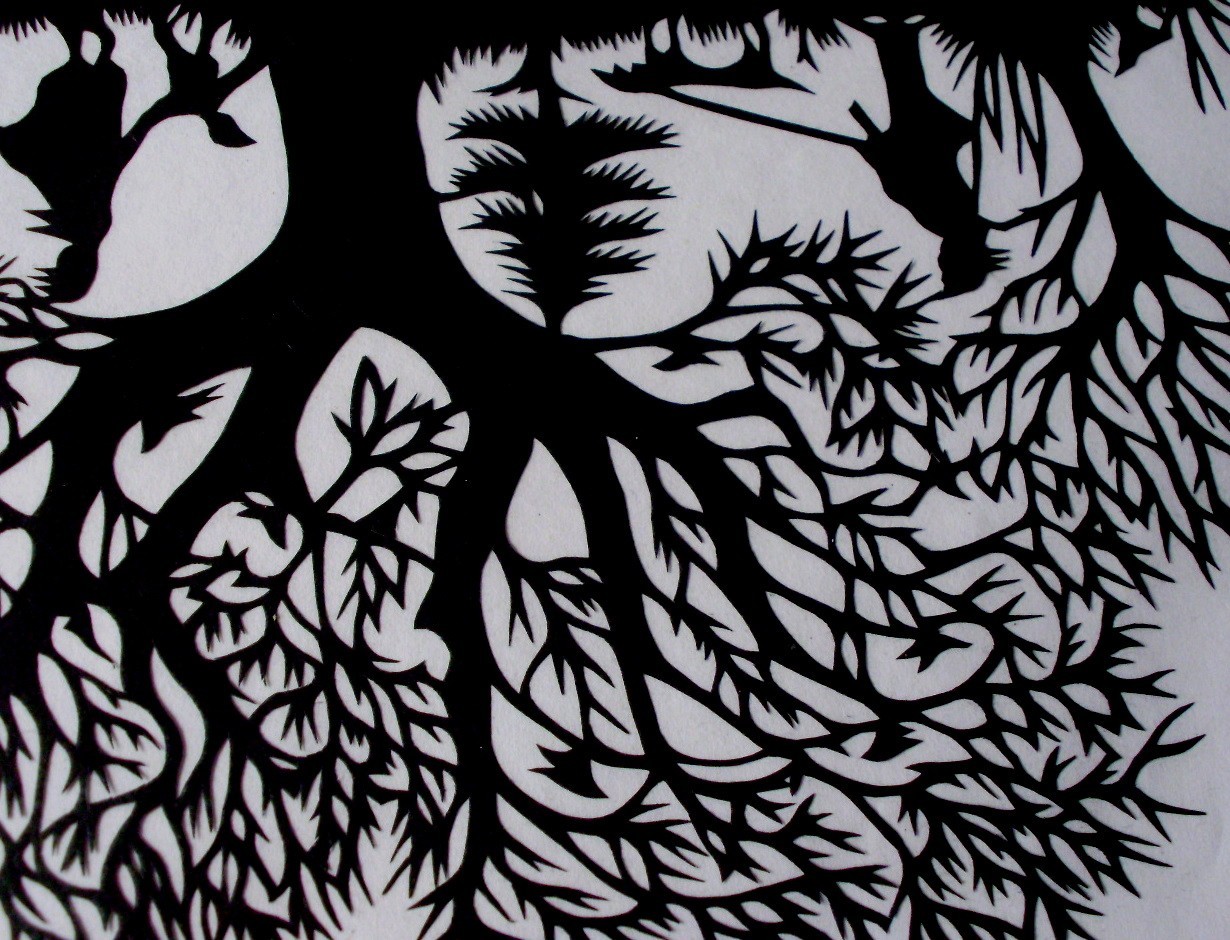 Limited Edition - Handmade Papercutting Art Work - Black Papercut ...